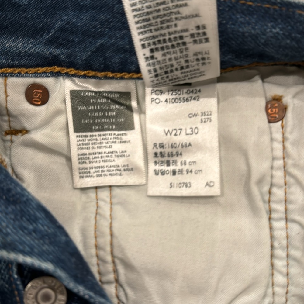 Levi’s 501 Straight 27 - Picture 10 of 10